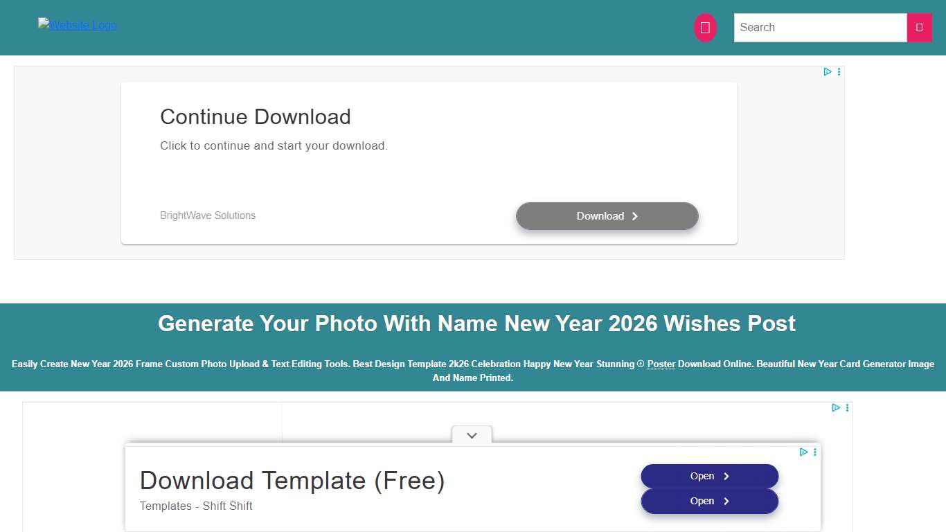 Generate Your Photo With Name New Year 2026 Wishes Post